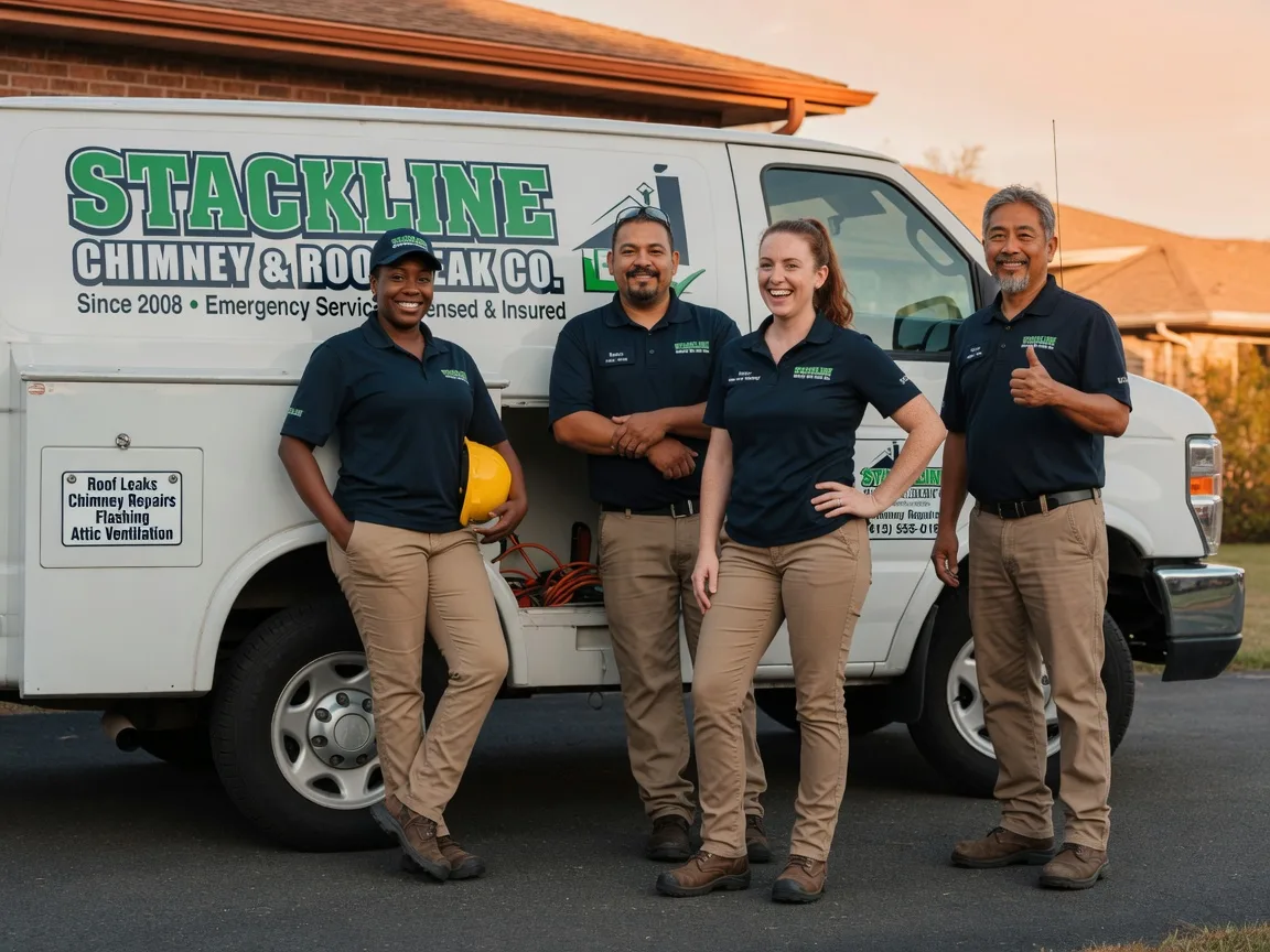 Chimney flashing repair company in Clarksville, FL